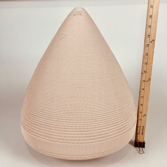 Flute Chicago Large Sculptural Cardboard Teardrop Vase Home Decor Art Piece - Picture 6 of 7